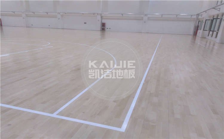 山東濟南大學體育館運動木地板案例圖片