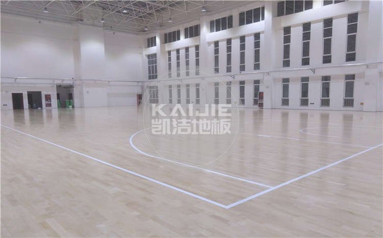 山東濟南大學體育館運動木地板案例圖片