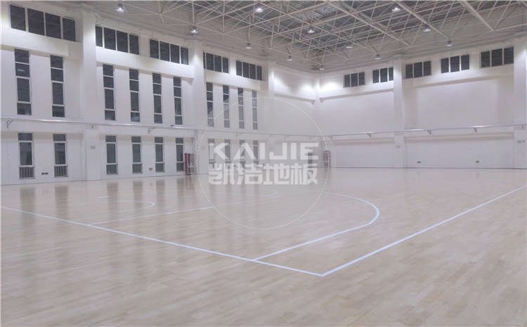 山東濟南大學體育館運動木地板案例圖片