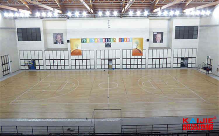 訓練館籃球木地板施工工藝