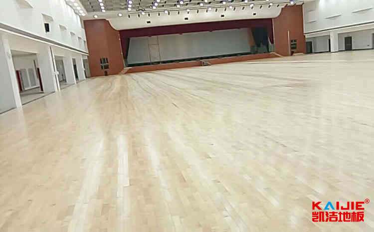 硬木企口NBA籃球場木地板施工技術方案